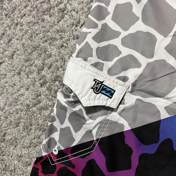 Billabong Y2K Board Shorts Mens TAJ Burrow Swim Trunks 10" Drawstring Size 33 - Picture 2 of 10